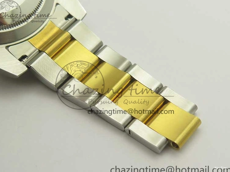 MiroTime 0410 Affordable Submariner 116613 LB Noob 1:1 Best Edition YG Wrapped Bezel Blue Dial on SS YG Bracelet A2836 V 3413